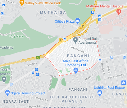 Pangani Area Map 