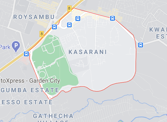 Kasarani Location and map