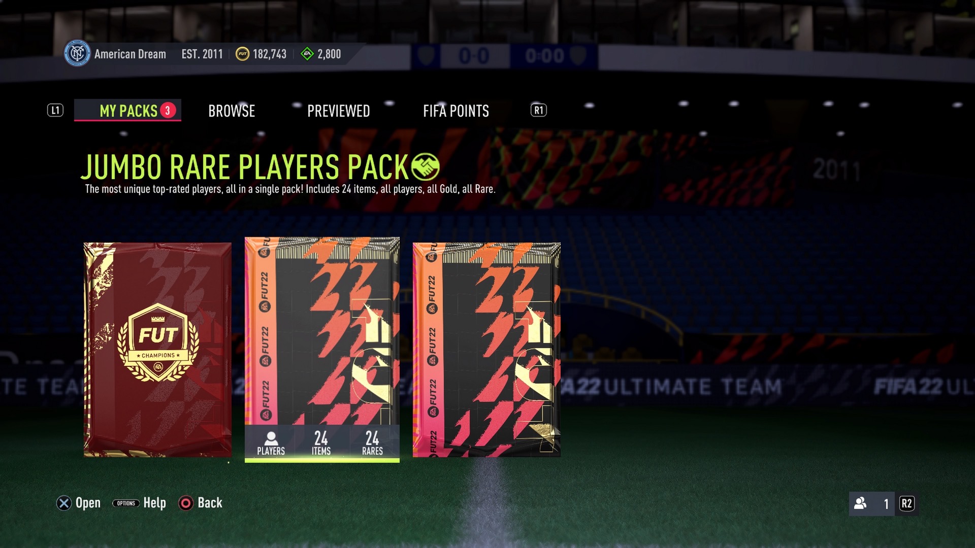 FIFA 22 Jumbo Rare Players Pack 1