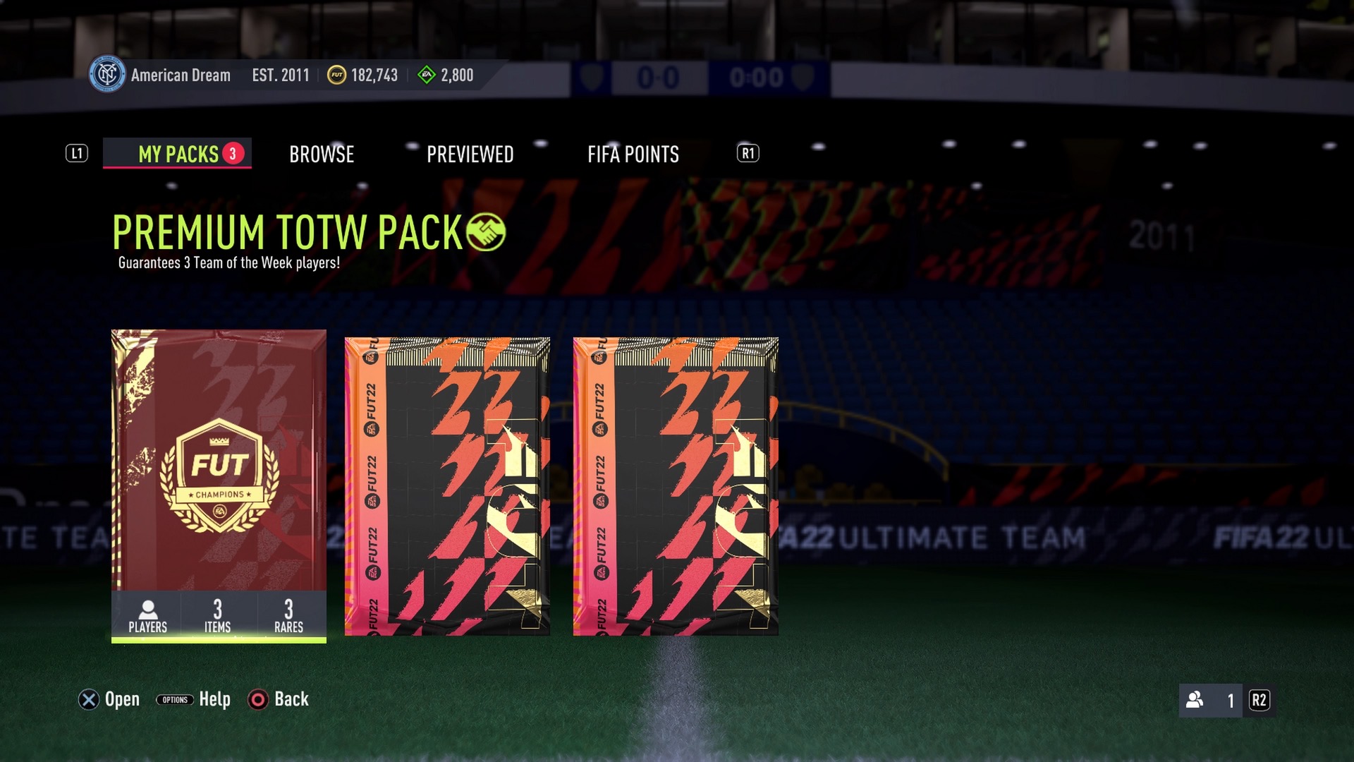 FIFA 22 Premium TOTW Pack