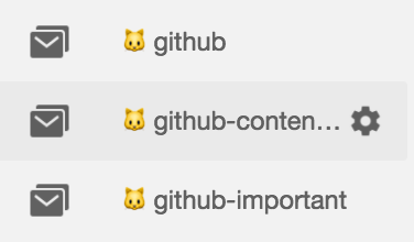 Automatic GitHub folder in Google Inbox