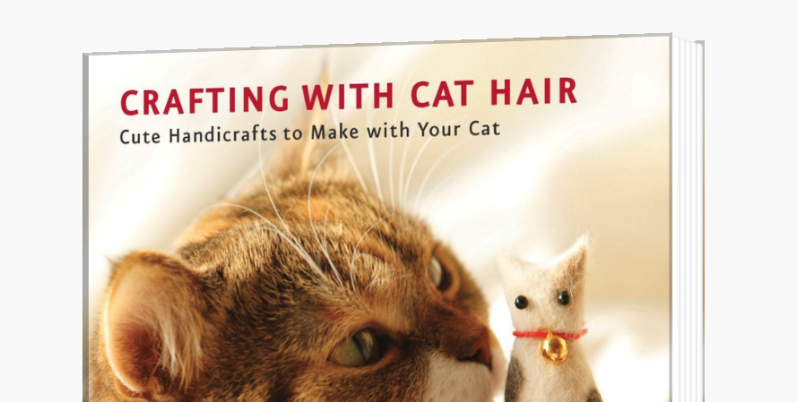 Book cover: Crafting with cat hair