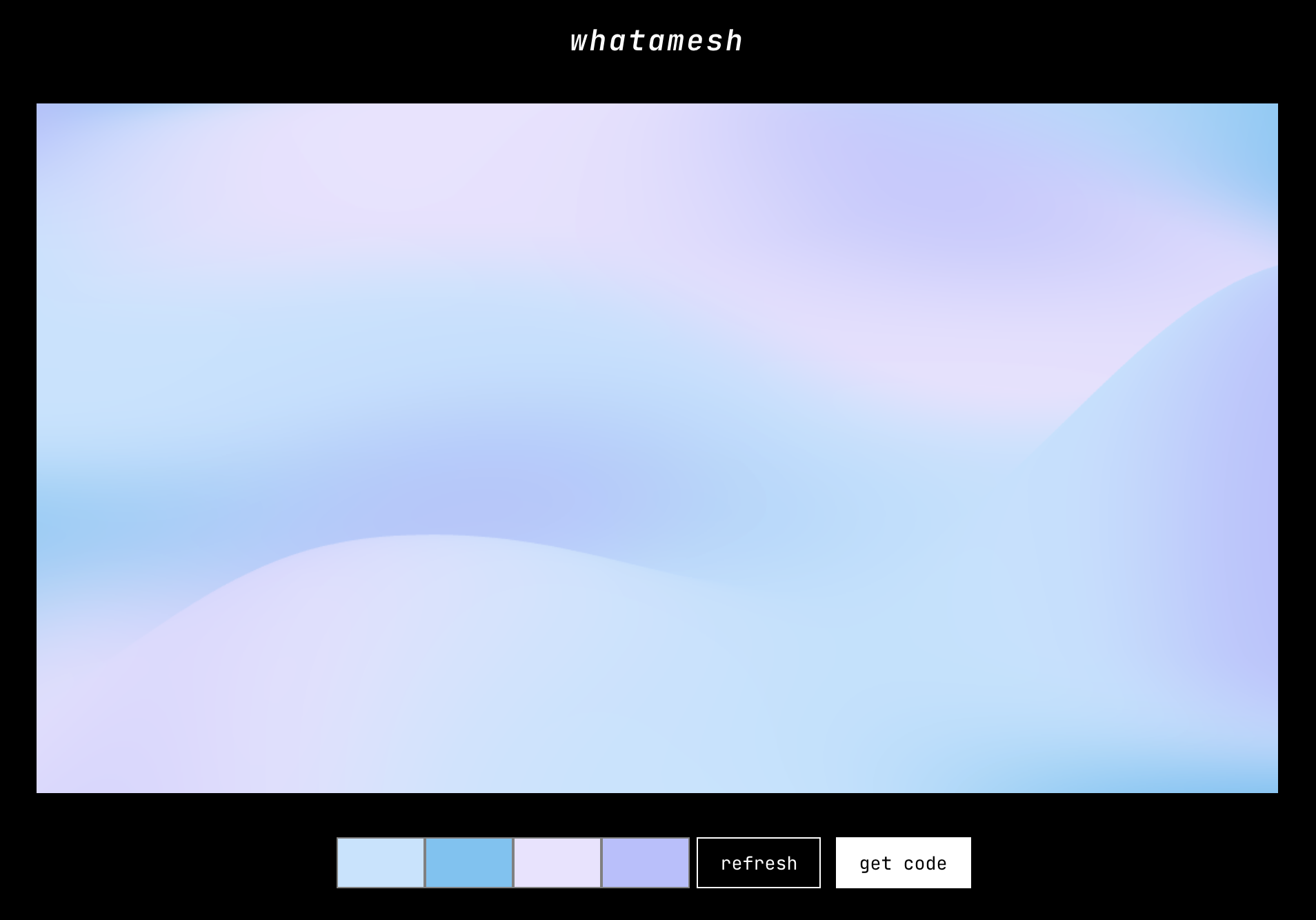 A fancy gradient with color controls below.