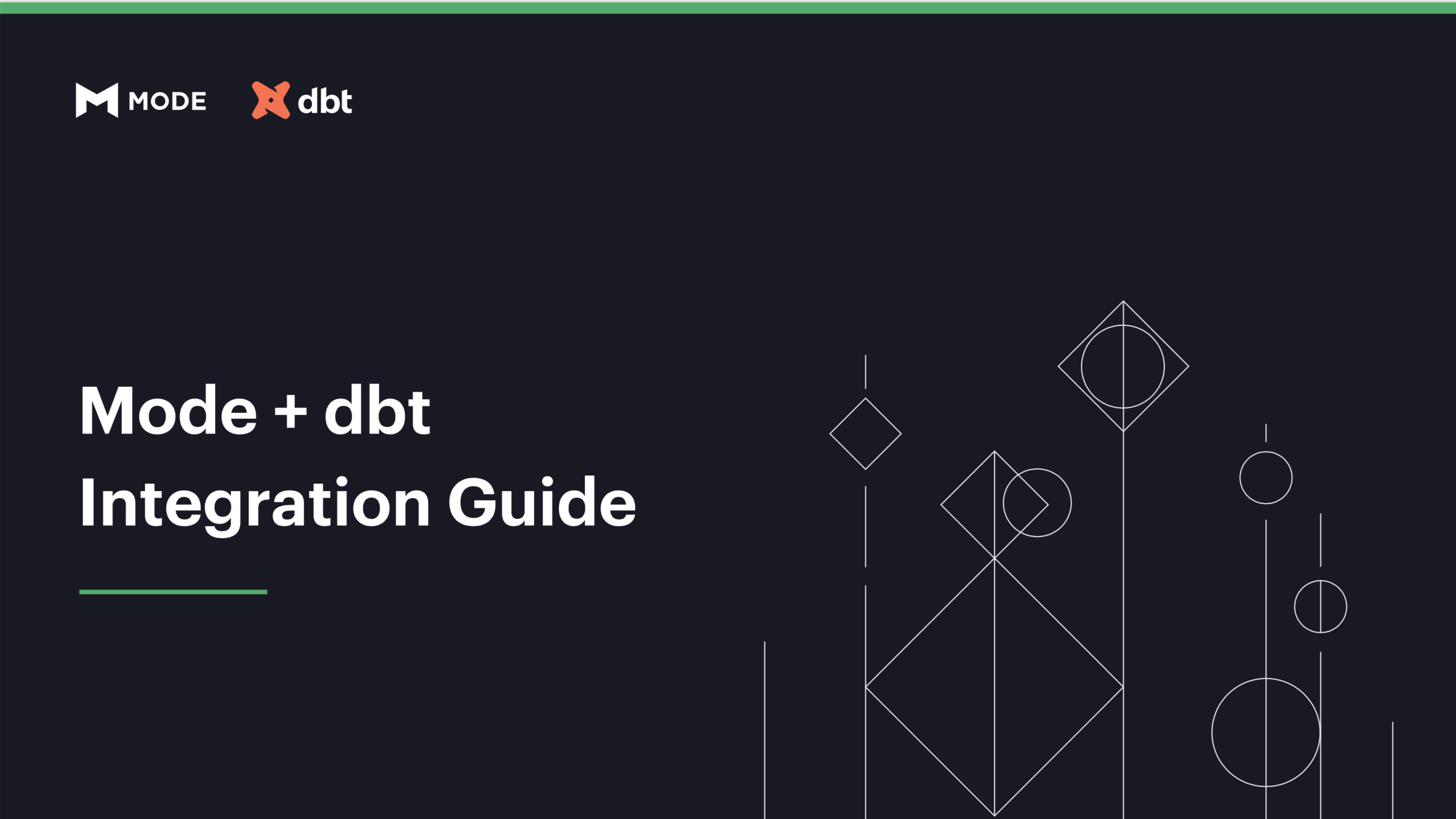 Mode + dbt integration guide