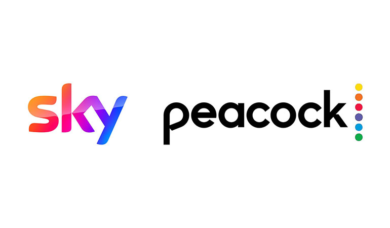 sky and peacock logos