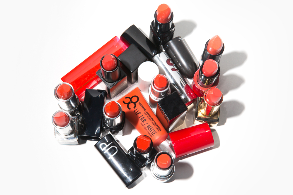 Image result for Fiery orange lipstick