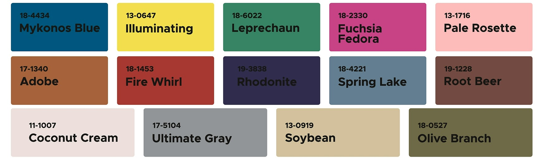 Color trends for Autumn/Winter 2021/2022