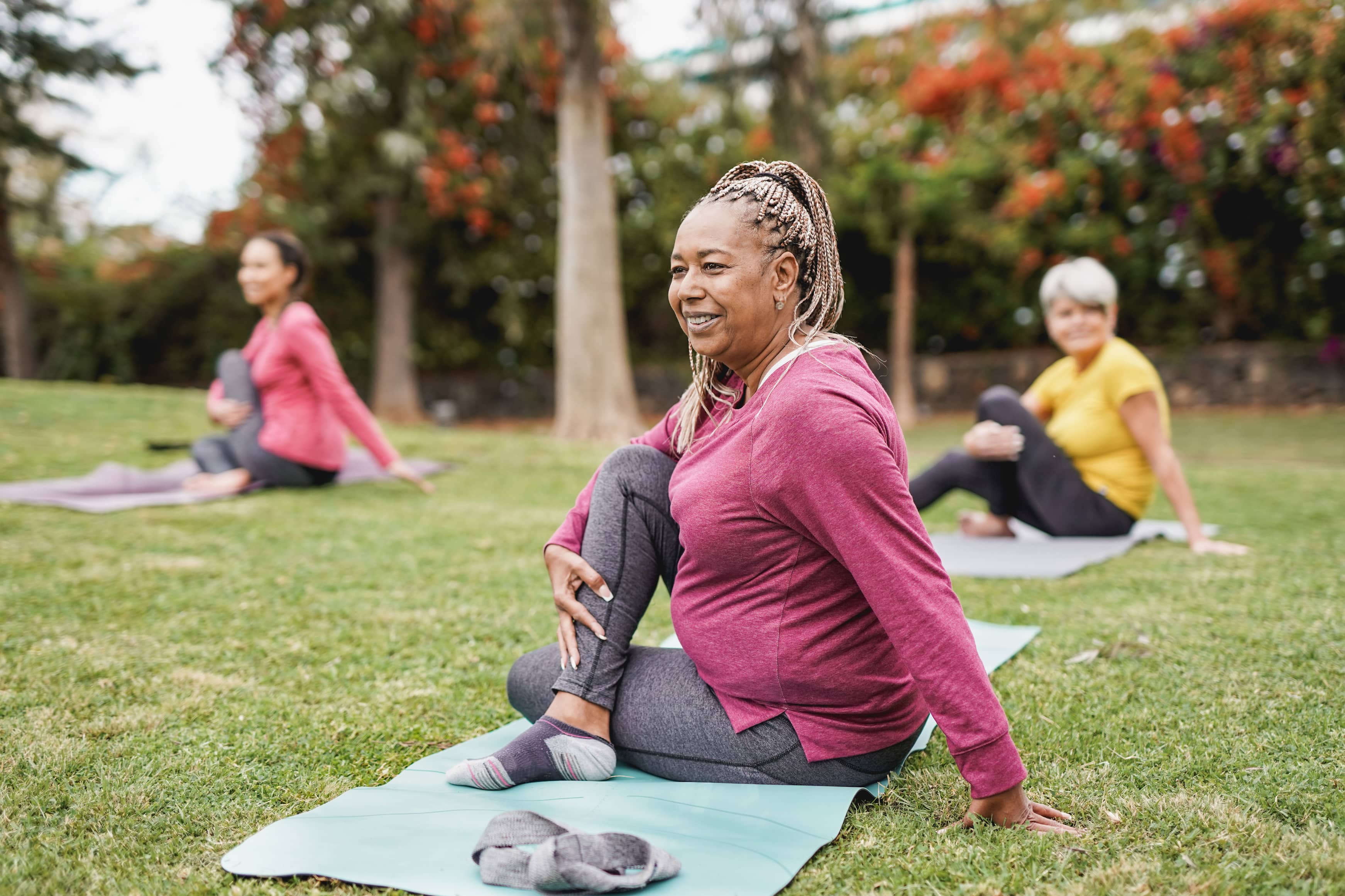 Keeping active can help with menopause symptoms and improve your mood