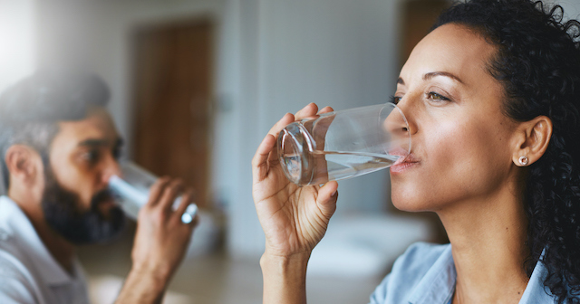 Drink plenty of fluids to prevent dehydration that can cause cloudy urine