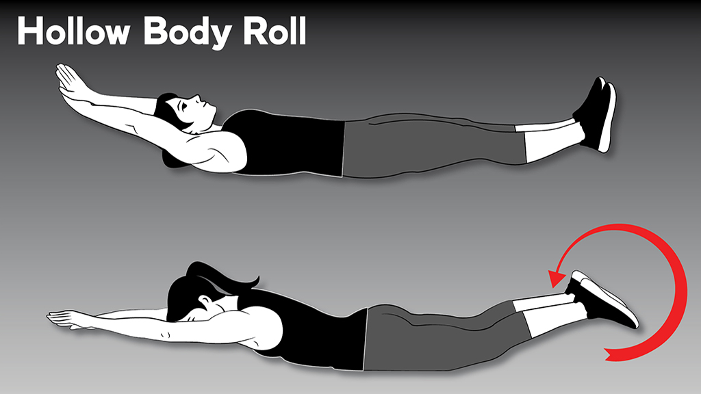 core strengthening exercises: SpartanBlog HollowBodyRoll