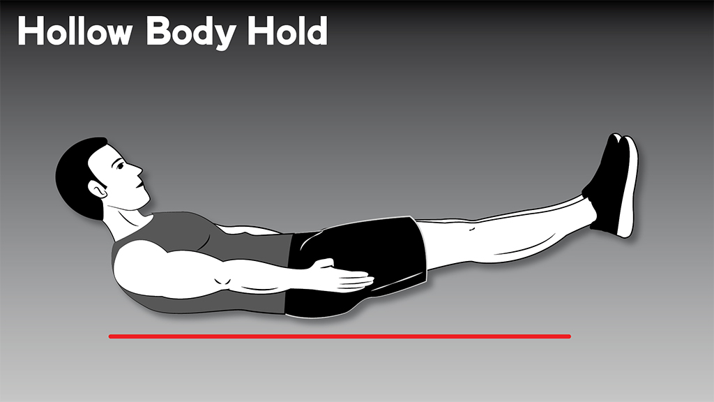 core strengthening exercises hollow body hold
