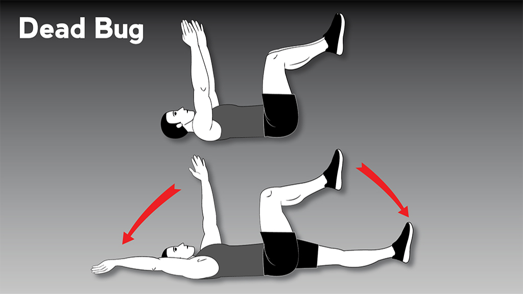 core strengthening exercises: DeadBug