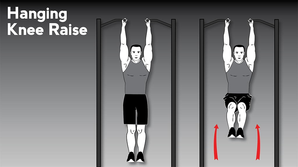 core strengthening exercises: SpartanBlog HangingKneeRaise