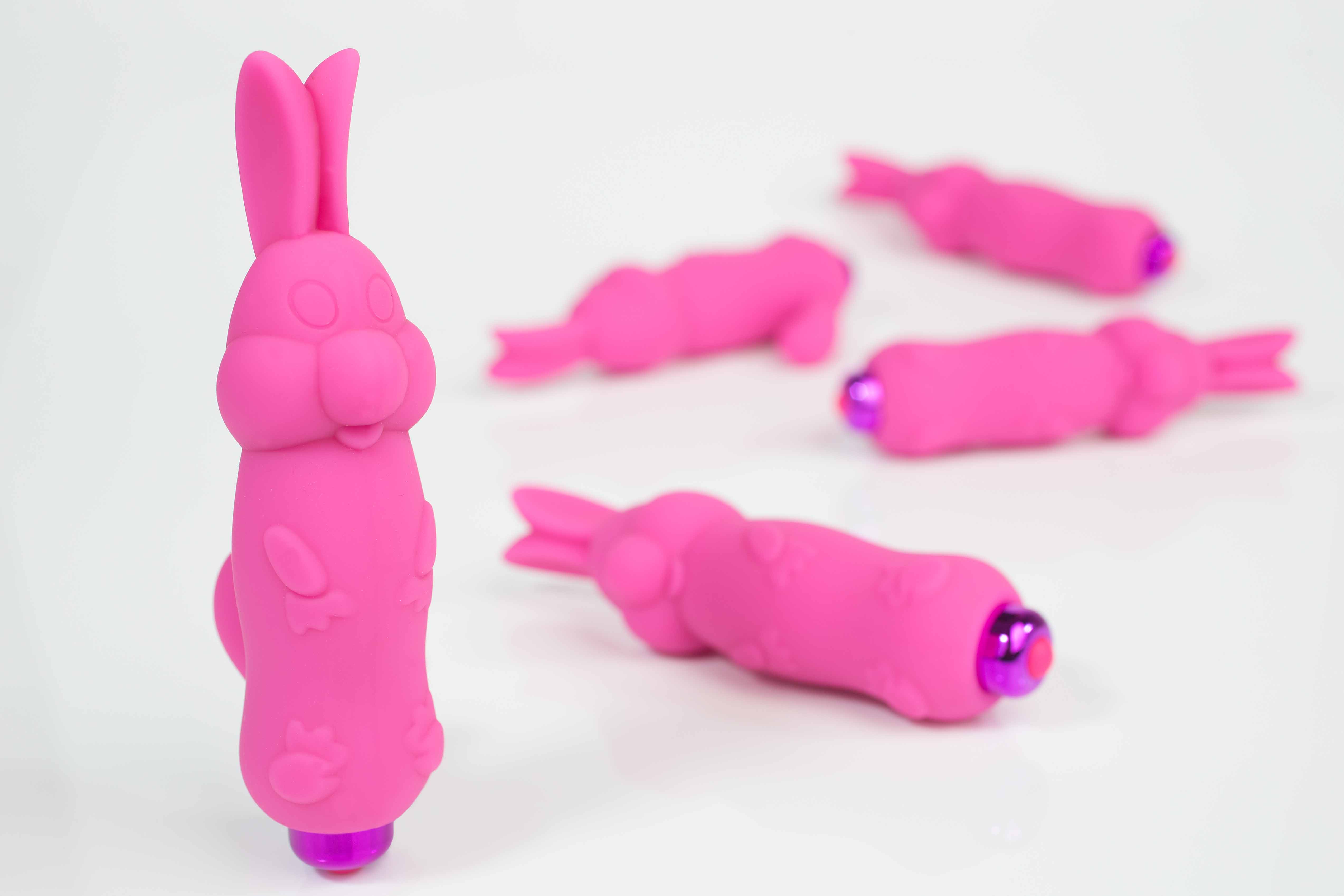 Rabbit vibrator womens vibrating sex toy pink