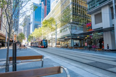 The first stage of a $43.5 million construction project on George Street is now open
