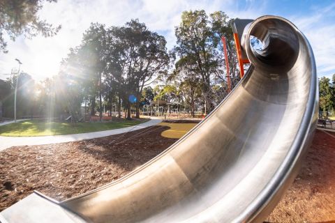 The nearby playground has been completely refurbished. Credit: Paul Patterson