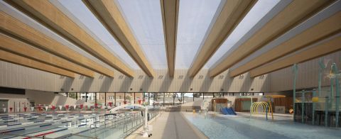 25 metre heated pool. Credit: Andrew Burges Architects/Brett Boardman