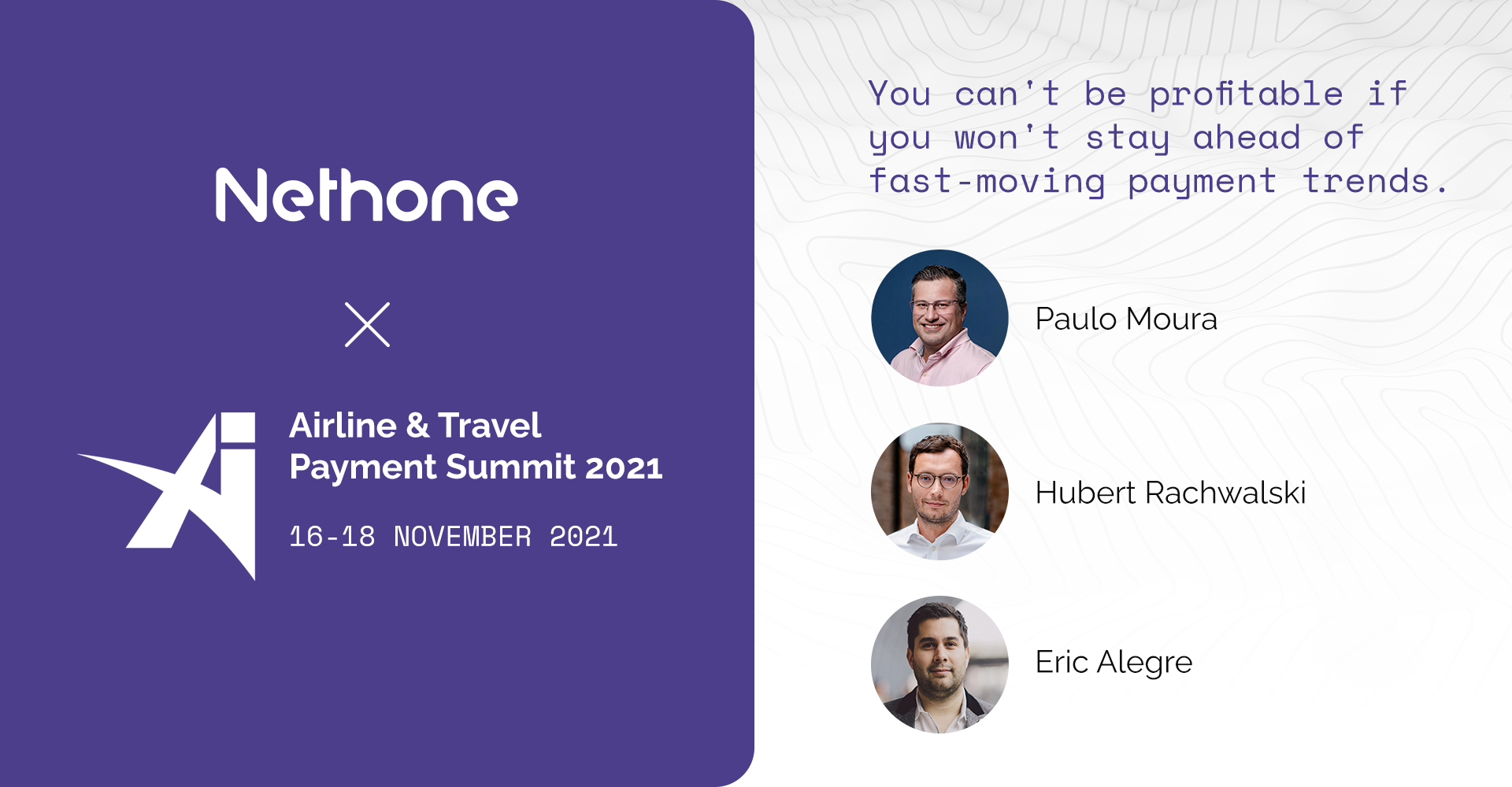 Airline Travel Payment Summit x Nethone
