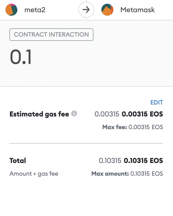 what is my eos address on metamask