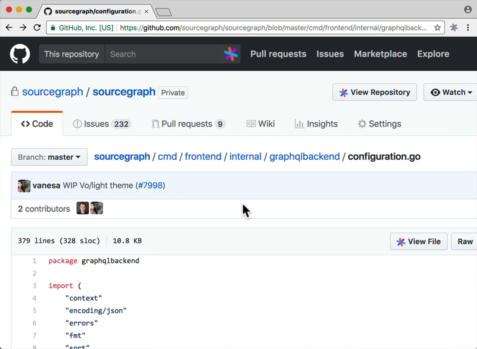 SS2.3 GitHub browser extension