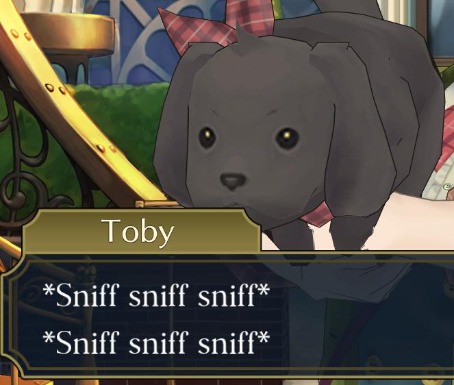 The dog in The Great Ace Attorney