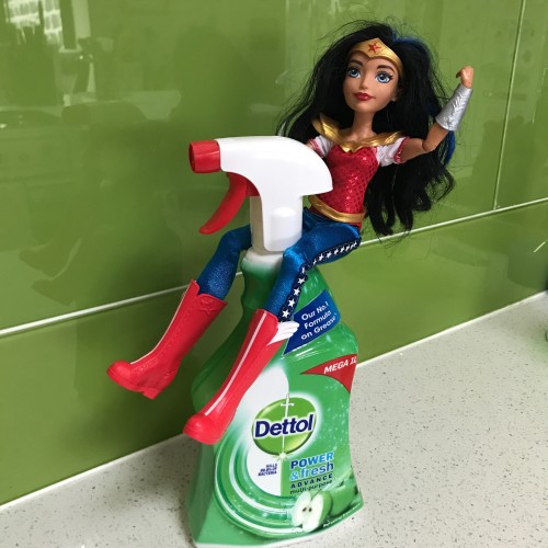 Watching Wonder Woman tackle the limescale would be less entertaining!