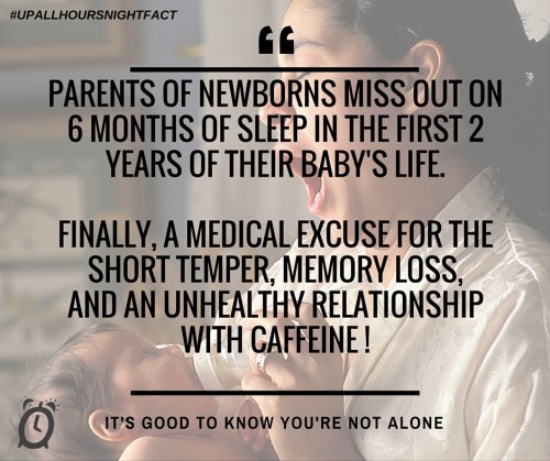 Parents of newborns have it tough!