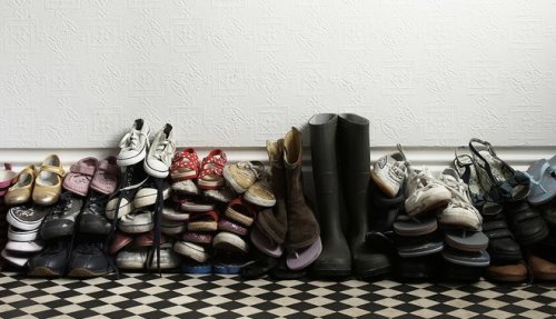 How many shoes can one family have?