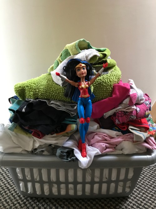 I want to watch her conquering the world, not the washing!