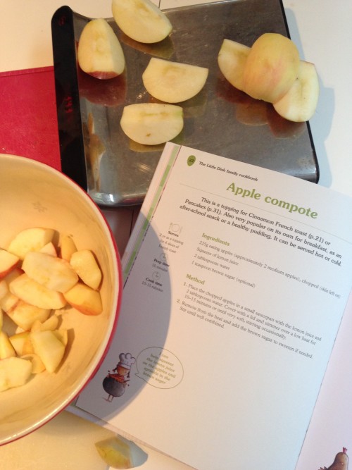 Apples + a cook book = a truly fun afternoon 
