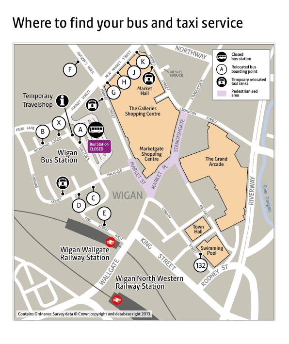 Wigan-closure-Service-info-map