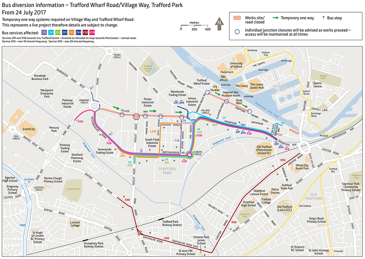 Bus diversions v3 (from 24 July 2017)