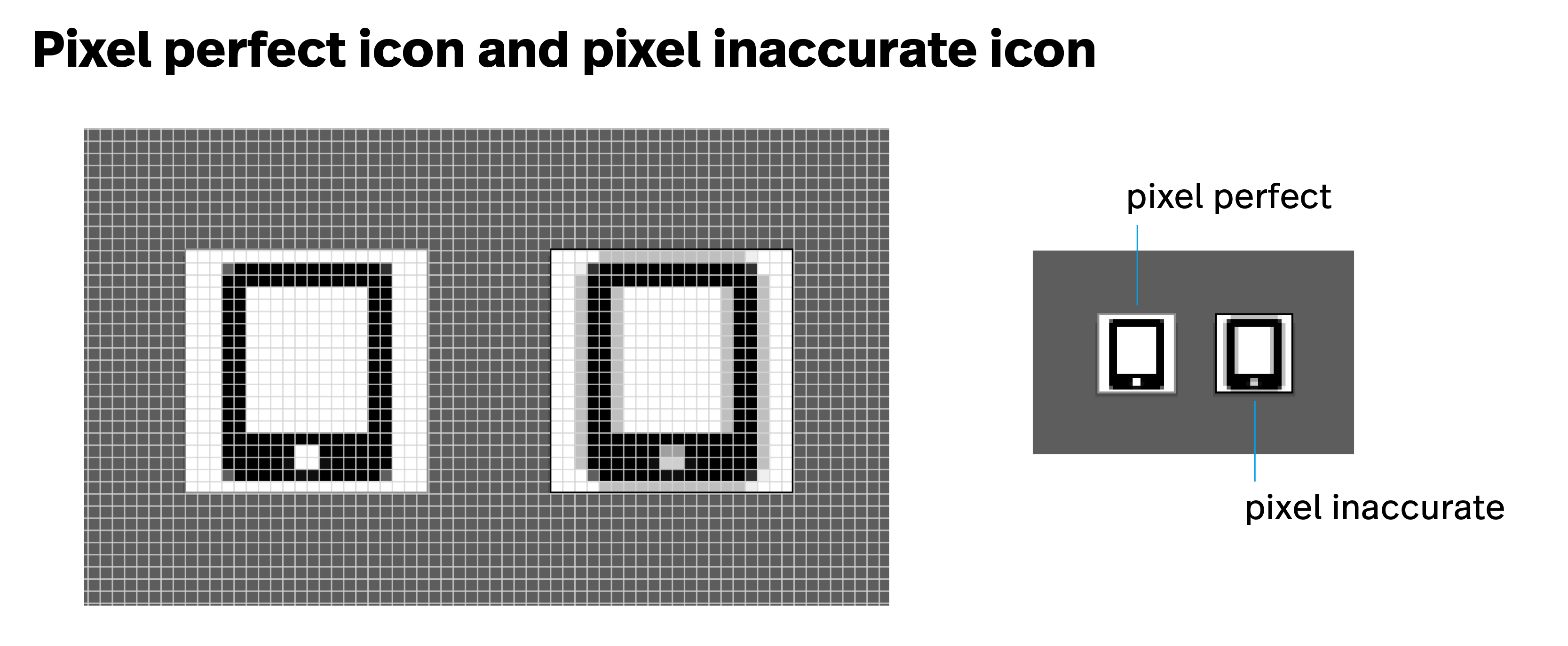 Toshi on Pictograms Pixel Perfect Icons Example