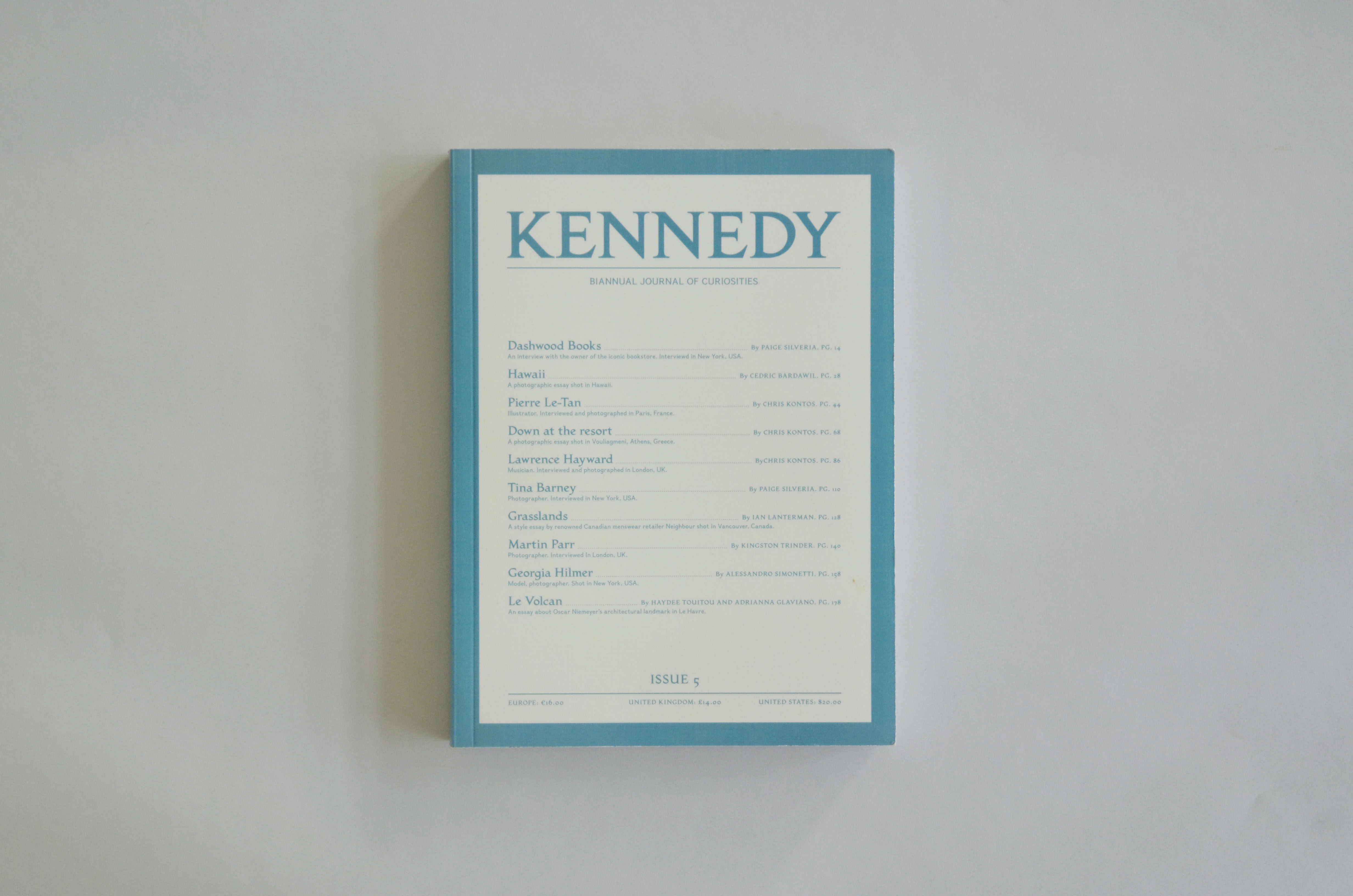 We Love Print Kennedy Magazine Cover