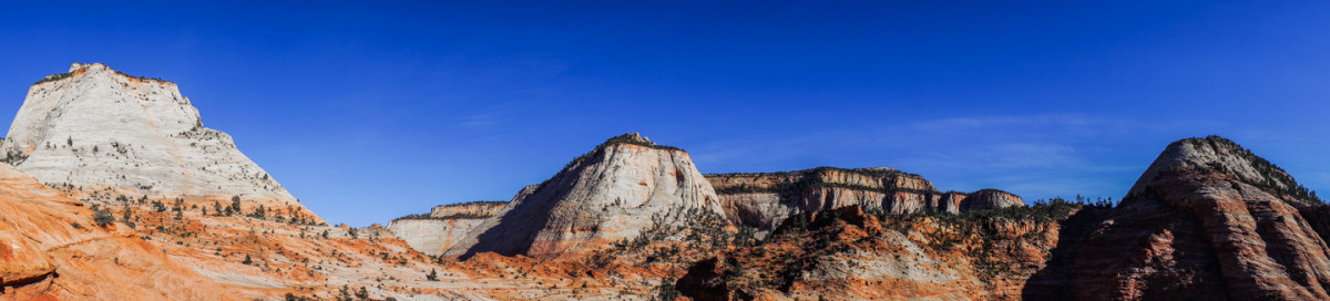 View of the south-side of Zion National Park