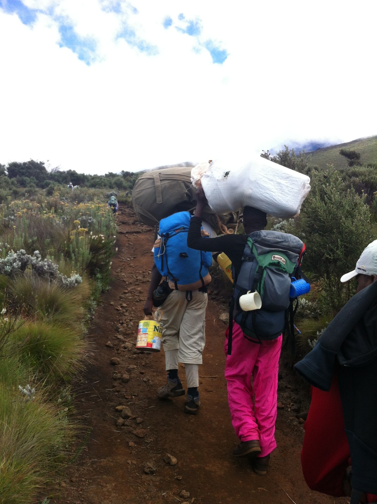 kilimanjaro carrying gear