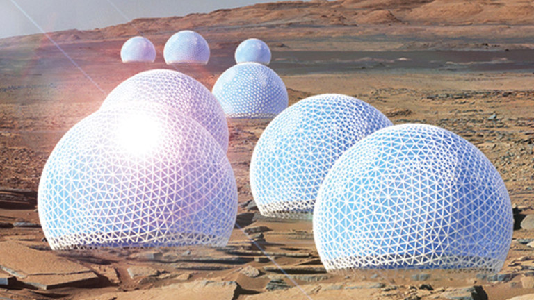 Here’s What Living On Mars Could Look Like: Mars City Design