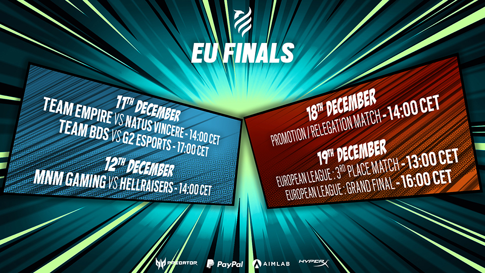 [R6SE] - Your Guide to the European Finals 2021 - schedule asset