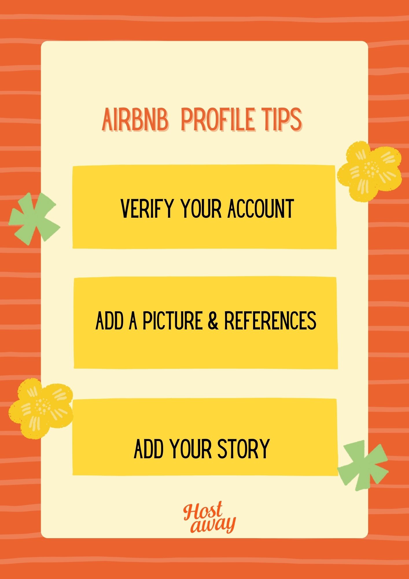 Add verifications to your Airbnb bio