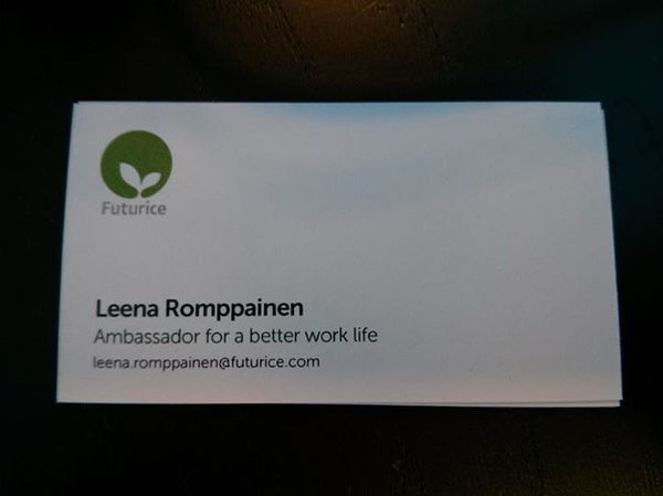 “A business card” by Leena Romppainen can be reused under the CC BY license.​