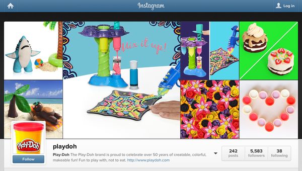 Play-Doh instagram​​​