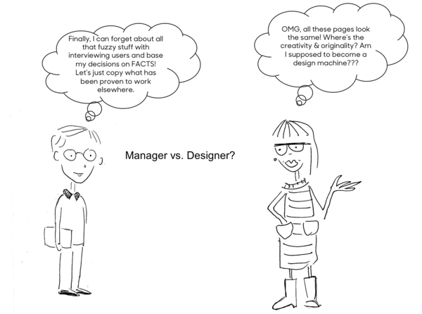 Manager and designer thoughts