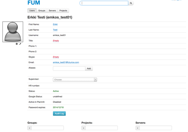 Profile view from FUM.​