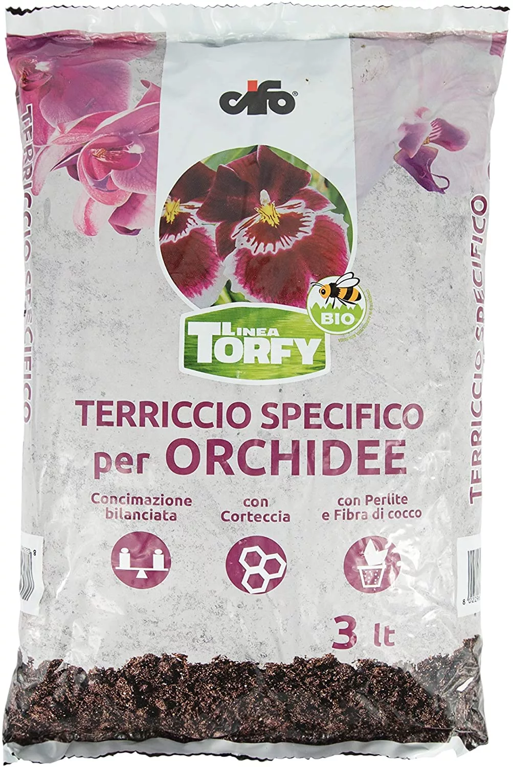 CIFO Linea Torfy, Terriccio specifico per Orchidee 3lt