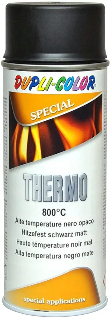 Dupli Color 401052 Thermo 800°C Nero Opaco