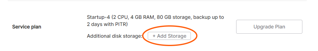 Adding storage