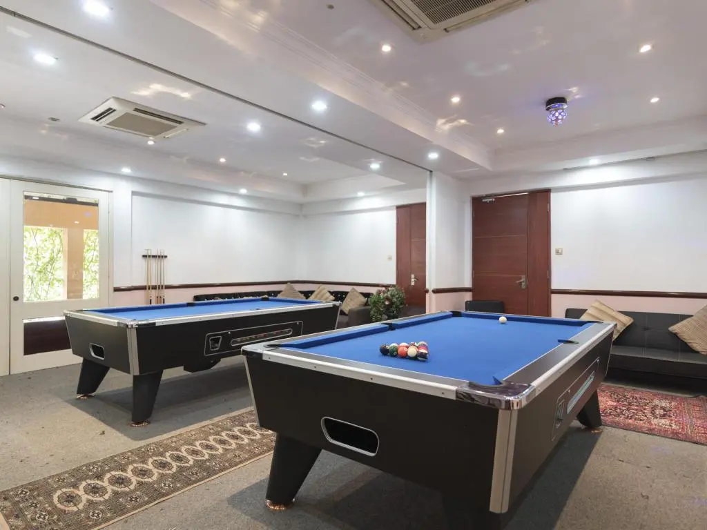 Game lounge for guests to relax at CherryLoft Resort