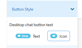 Olark Chat Icon Design Options