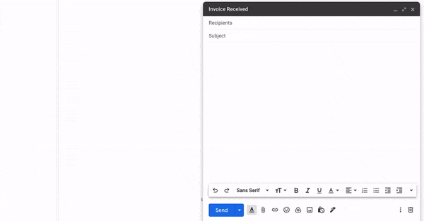 Gmail Email Template Canned Response