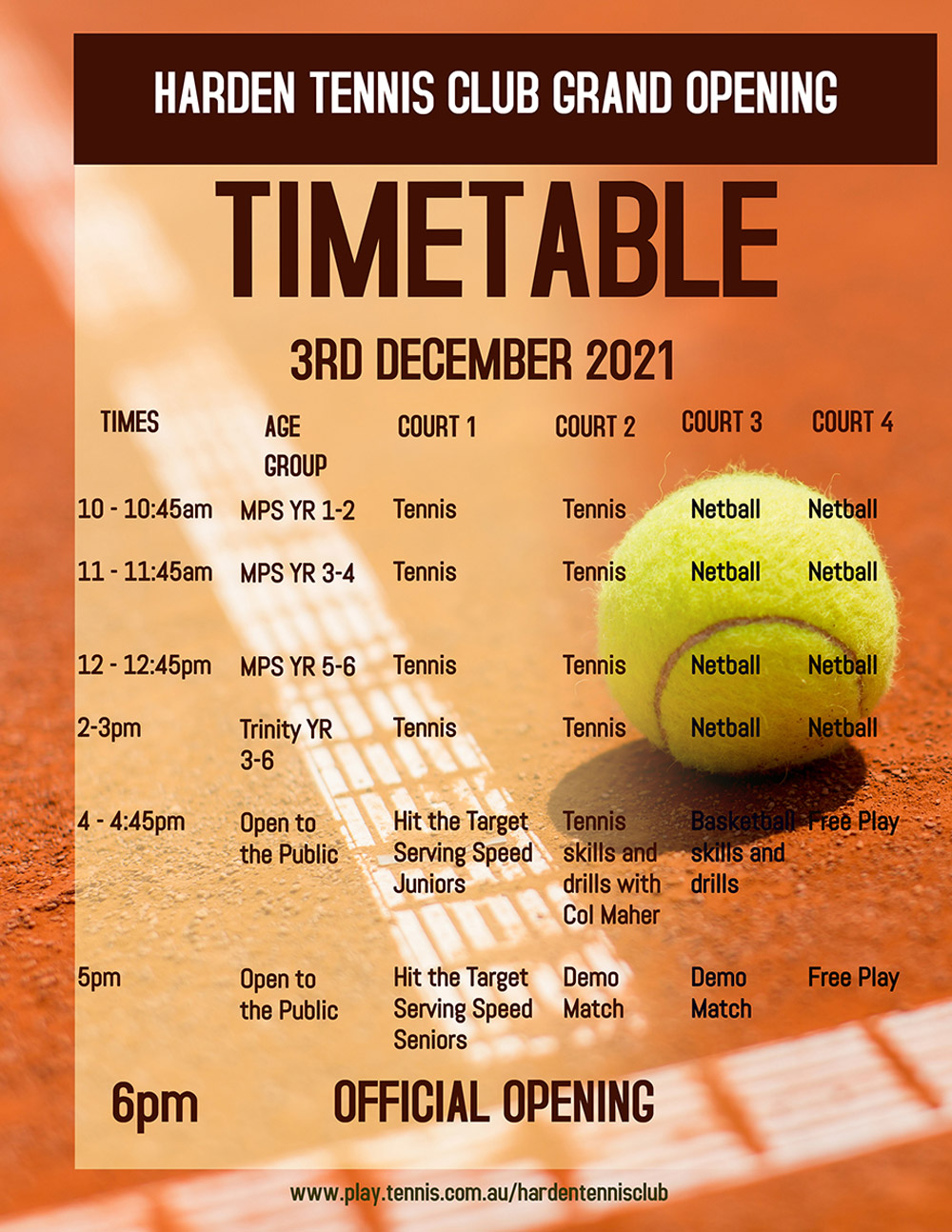Timetable-open-day